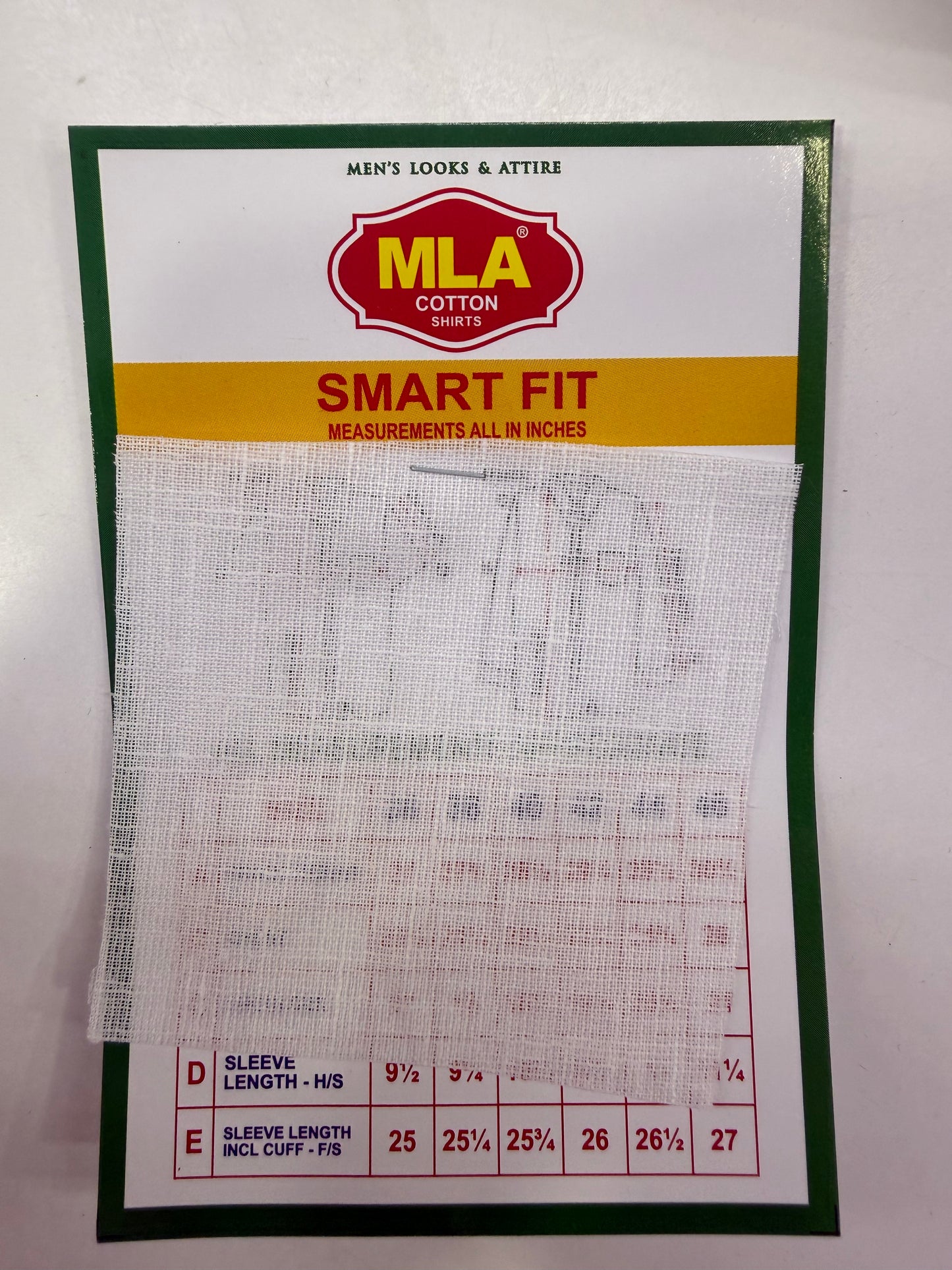 MLA Sarathi mono Half sleeve